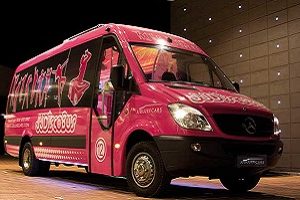 MiniParty Bus, Madrid (pink)