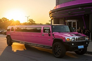 Hummer Limousine Pink, Rotterdam